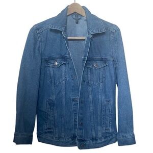 H&M DIVIDED Classic Jean Jacket Blue Women’s Size 0.